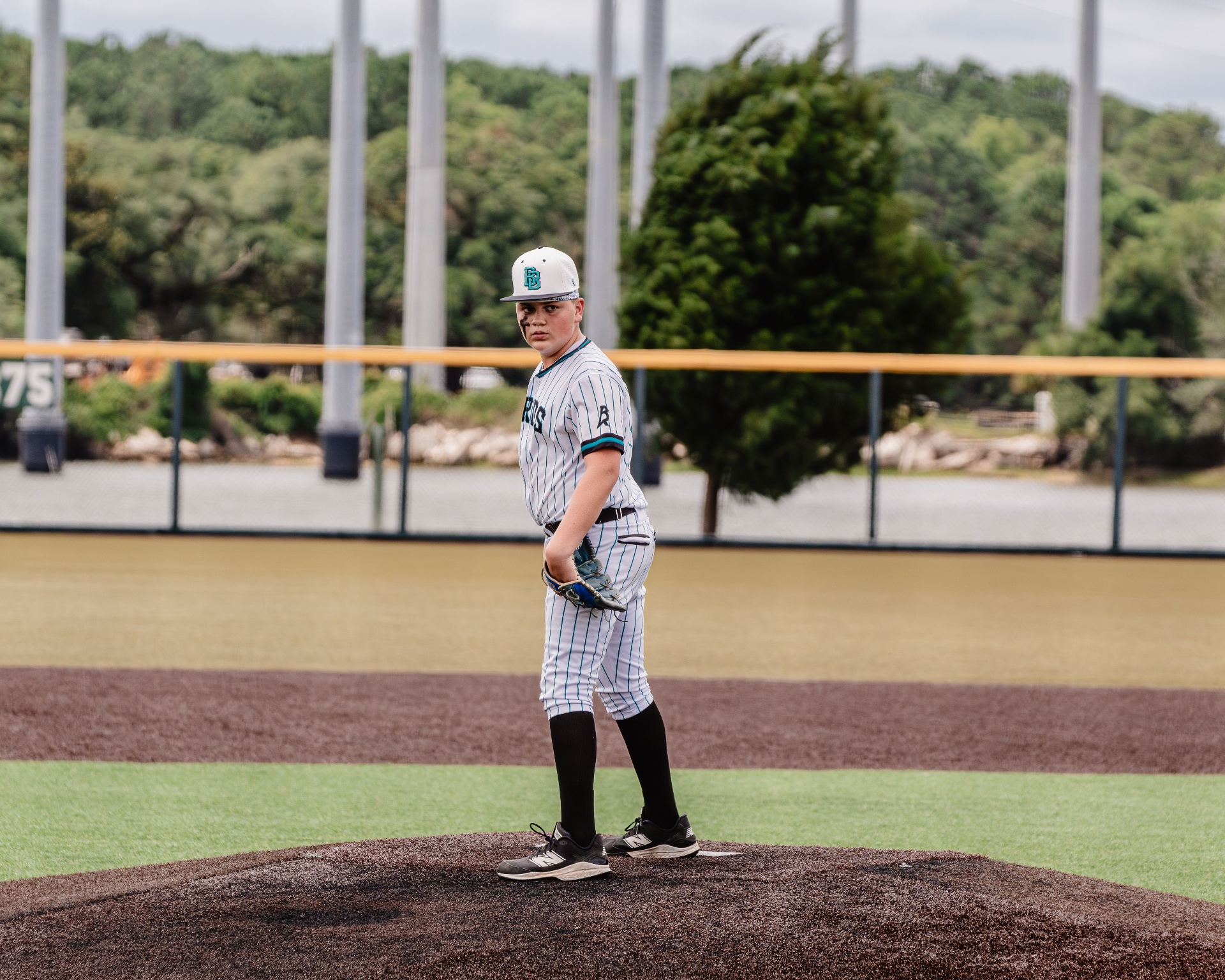 G locked in and ready to dominate the at bat. One goal, one mission — that's Blackbird baseball.